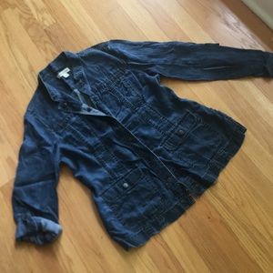 Coldwater Creek light weight denim jacket size 10
